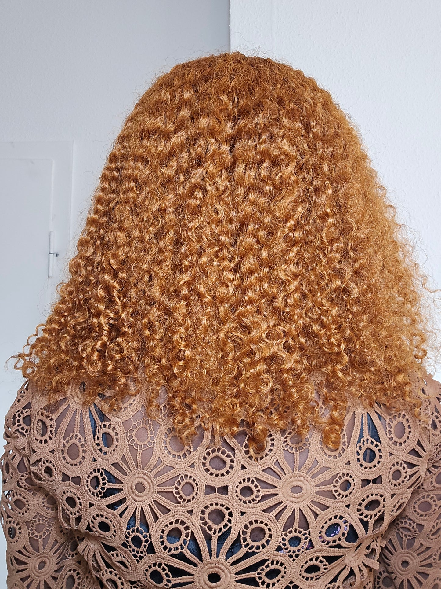 Ginger Pixel Curl 300% Density